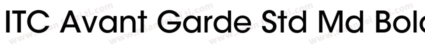 ITC Avant Garde Std Md Bold字体转换